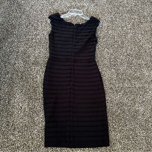 Black formal cocktail dress